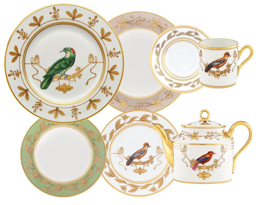 Gien Filet Noël dinnerware collection - MDMAISON