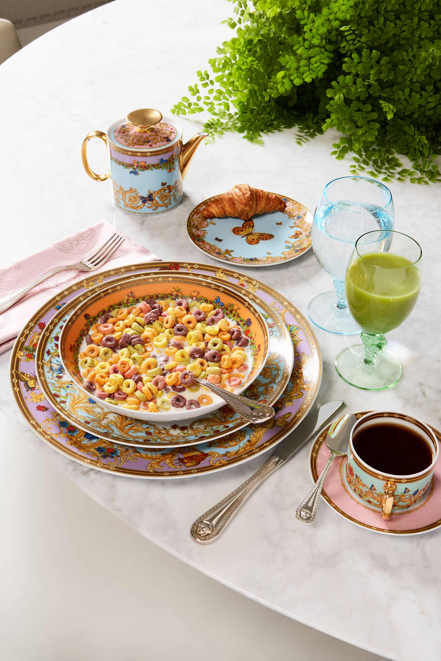 Versace, Le Jardin, Presentation plate - MDMAISON