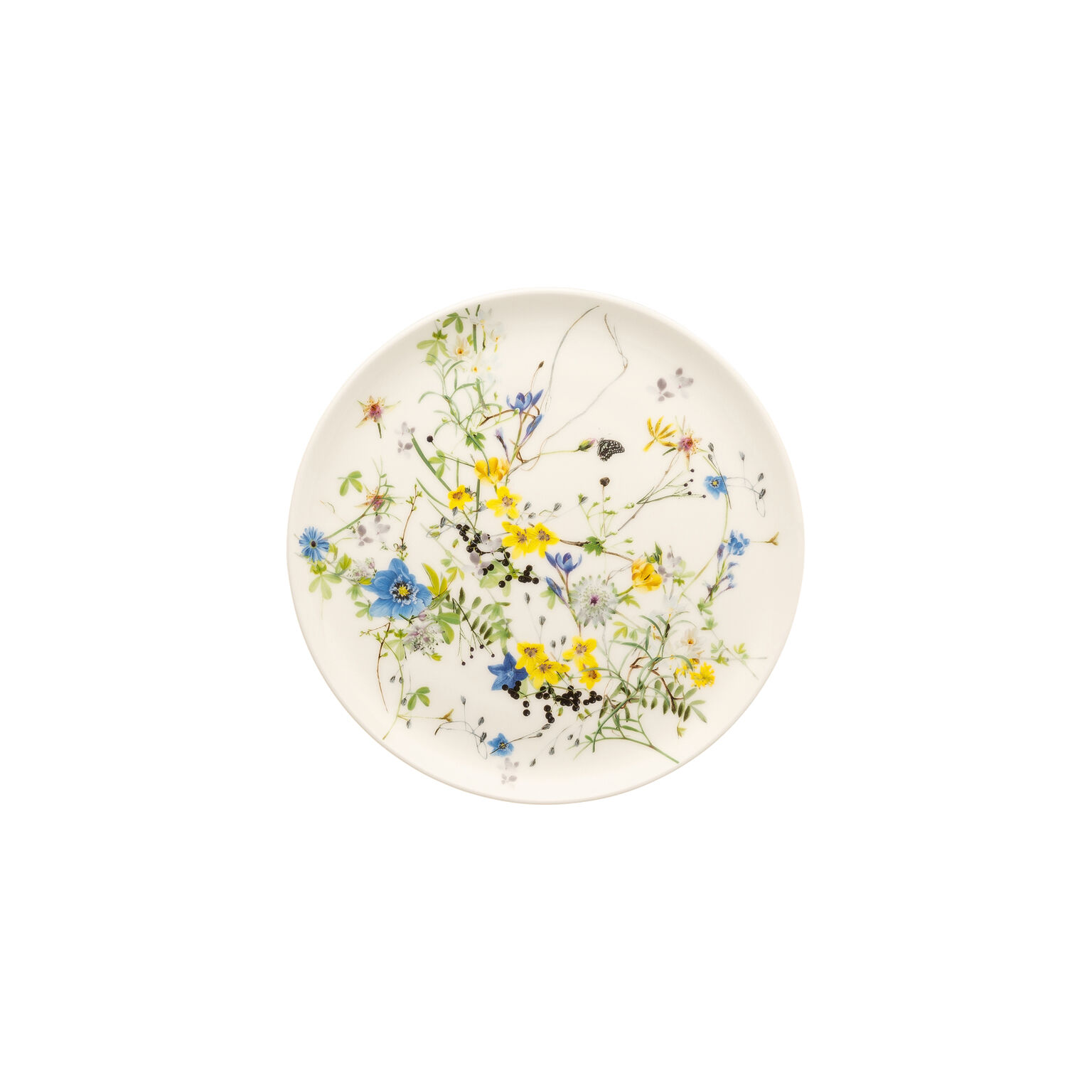 Rosenthal Untertasse 'Fleurs Des Alpes' – Elegantes Design Mit Wildblumen, Perfekt Für Die Kaffeetafel