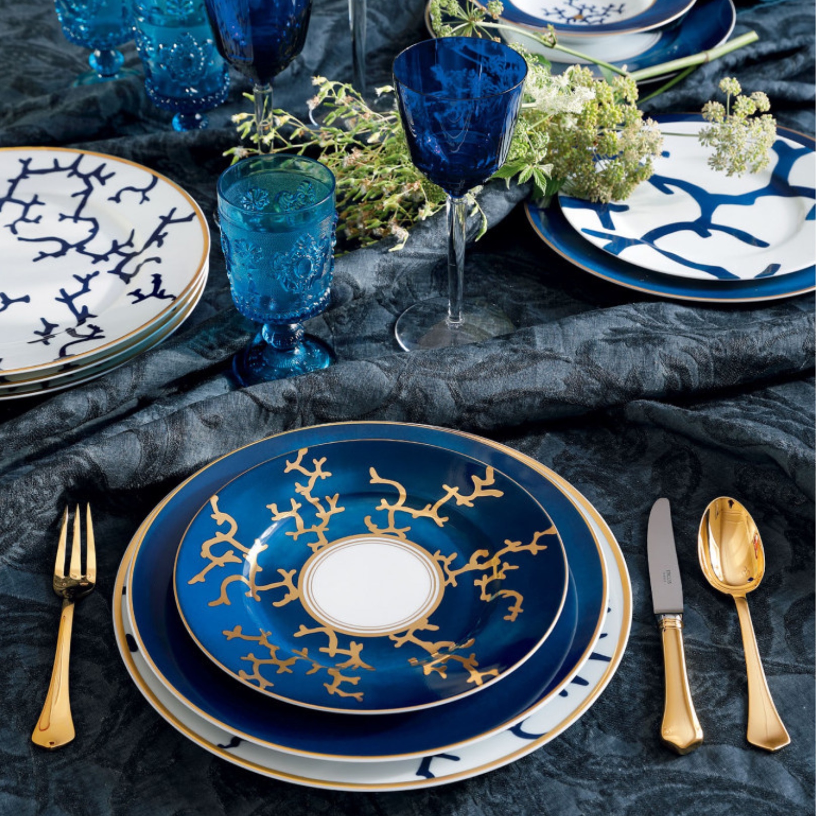Raynaud Cristobal Marine dinnerware collection - MDMAISON