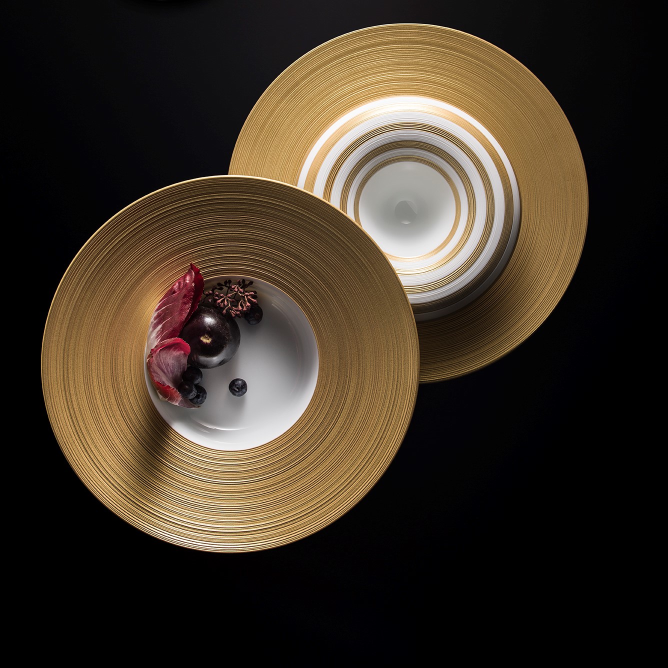 J.L Coque Hemisphere Cuivre ゴールド 32cm J.L Coquet Hémisphère Gold china collection - MDMAISON