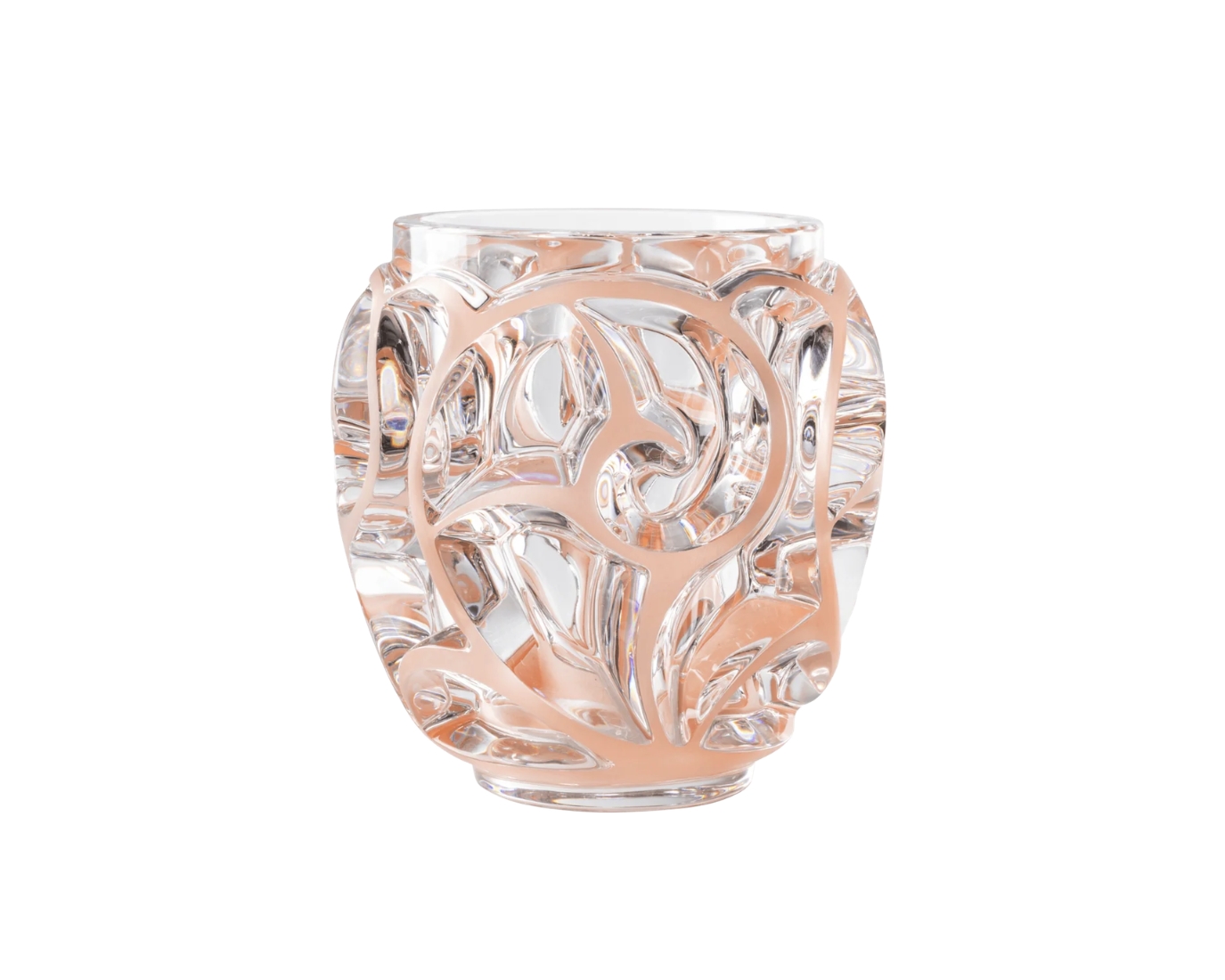 Lalique, Tourbillons vases, Vase, amber - MDMAISON