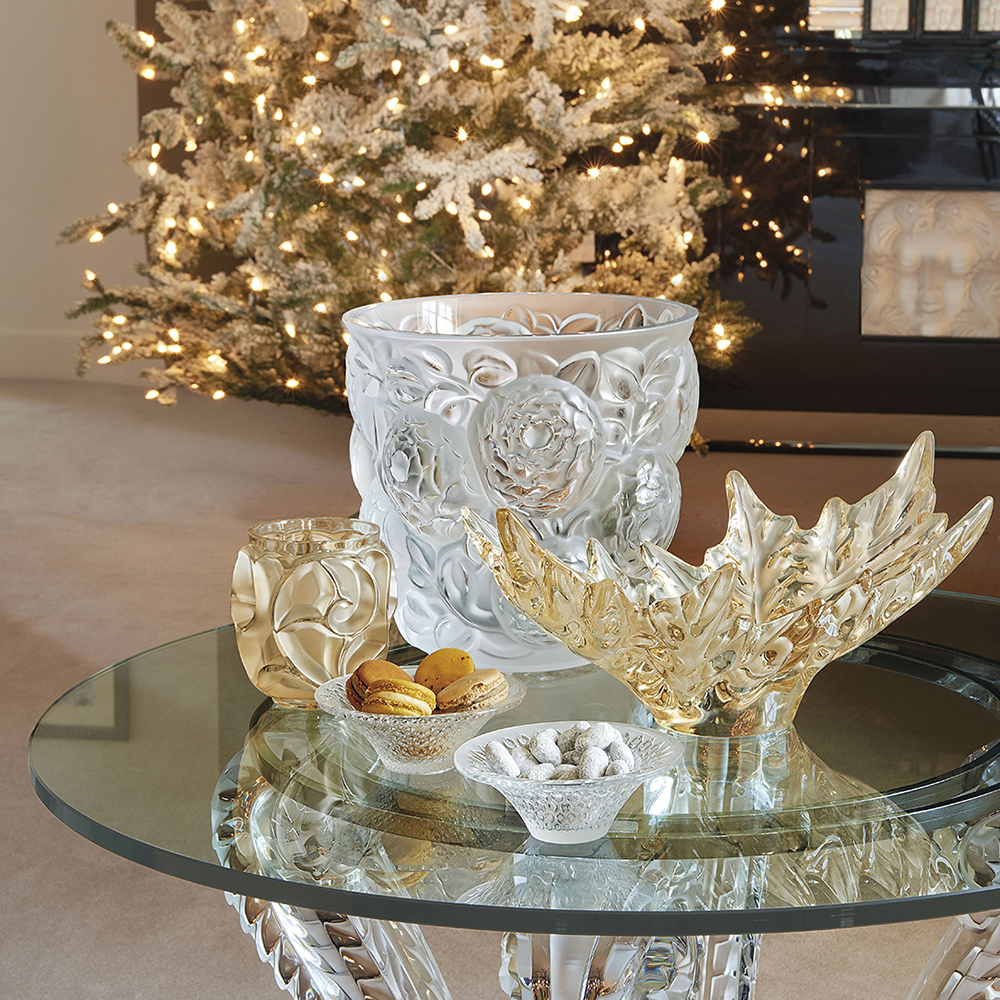 ラリック シャンゼリゼ　ゴールドラスター 大型ボウル Lalique, Champs-Elysées bowls, Bowl, gold luster - MDMAISON