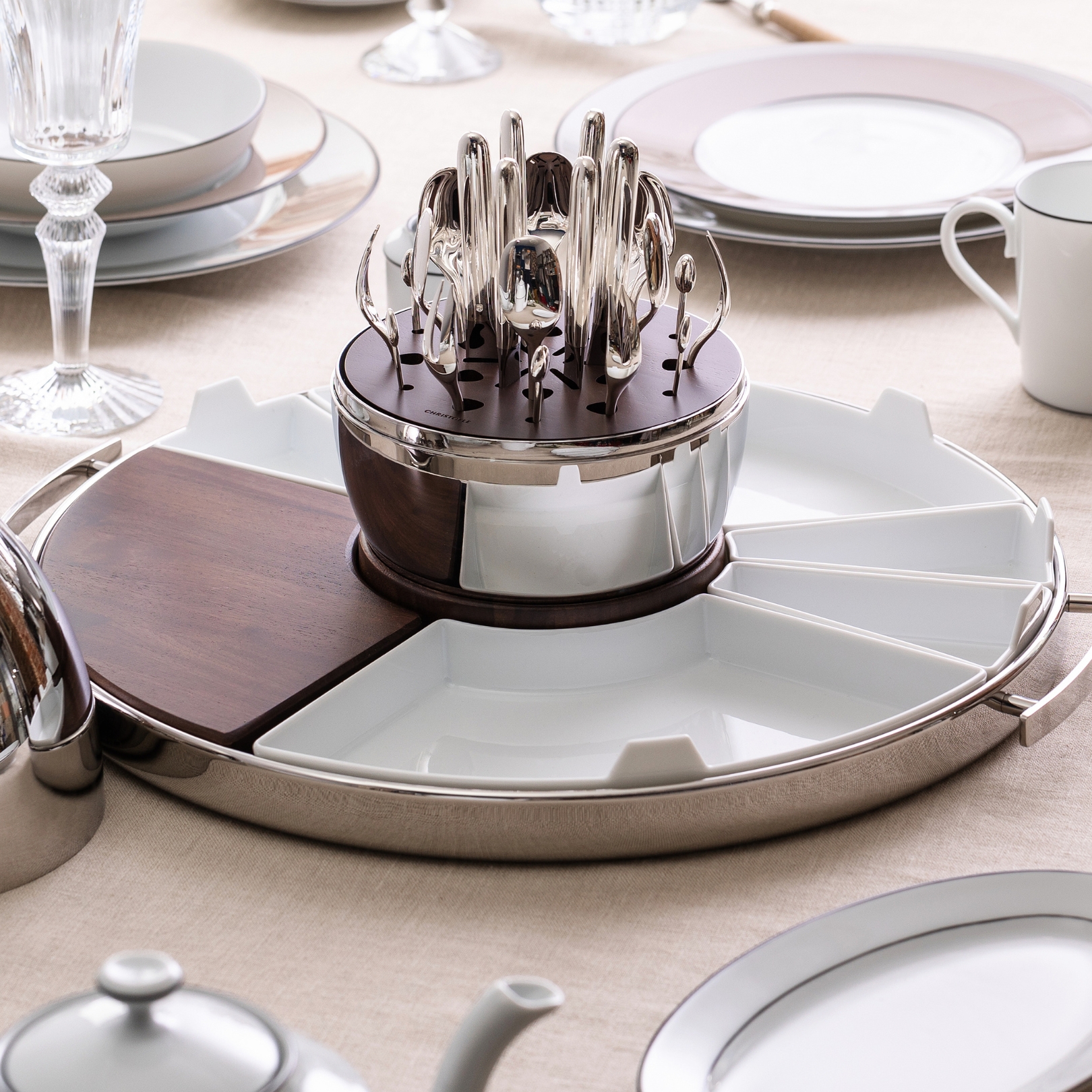 Christofle, Mood, MOOD PARTY 24-Piece Set - MDMAISON