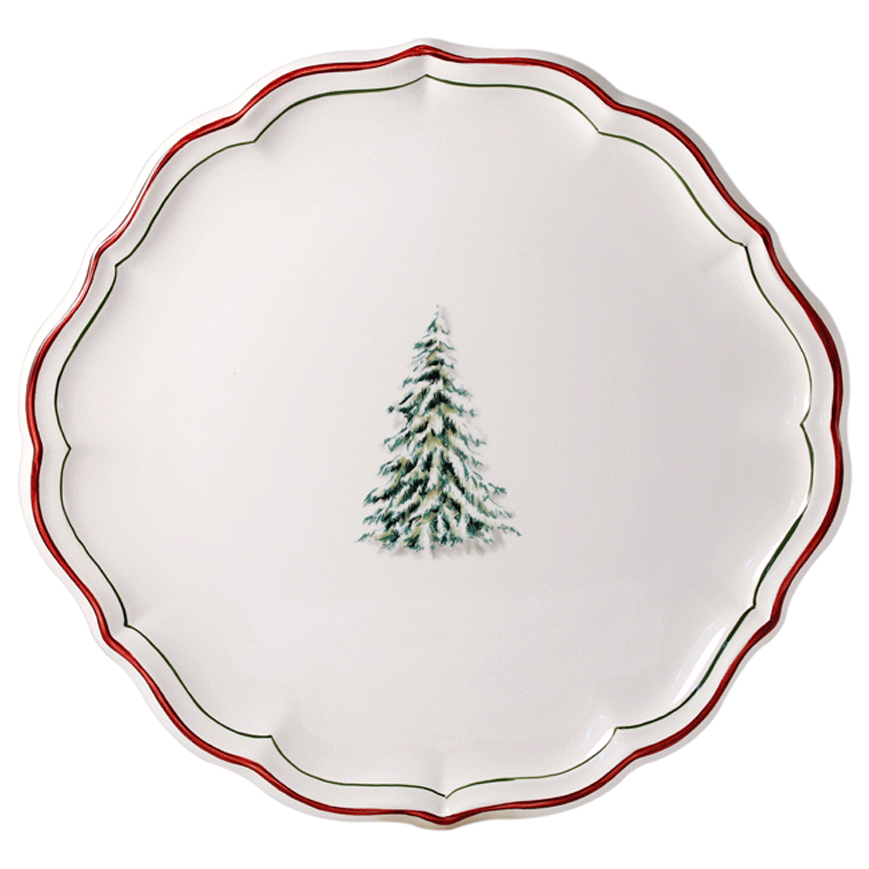 Gien Filet Noël dinnerware collection - MDMAISON