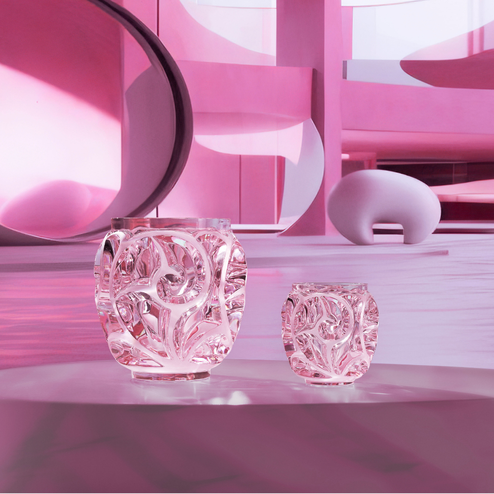 Lalique, Tourbillons vases, Vase, amber - MDMAISON