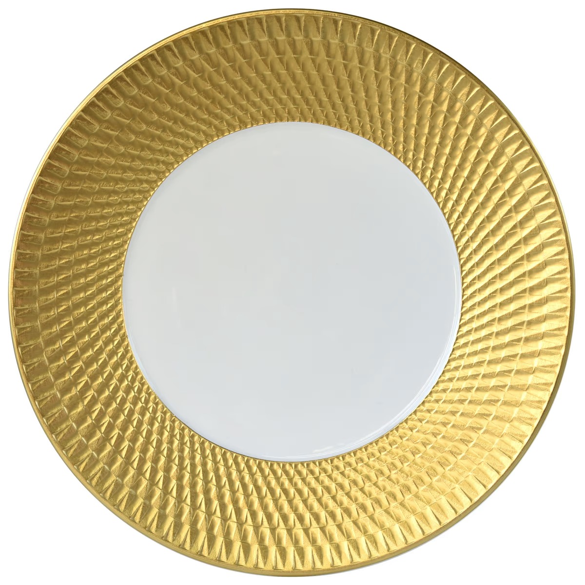 Bernardaud Gouttes d'or ゴールド皿　2枚セット Bernardaud Twist Gold dinnerware collection - MDMAISON