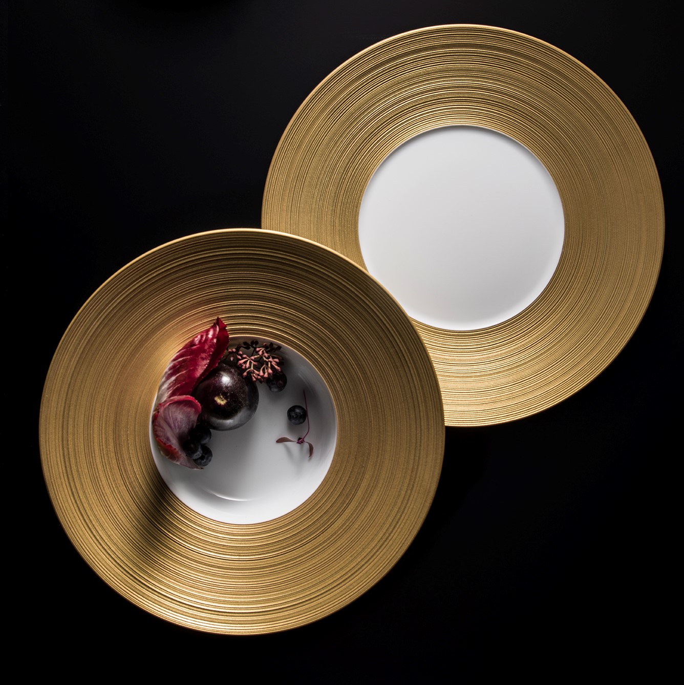 J.L Coquet Hémisphère Gold china collection - MDMAISON