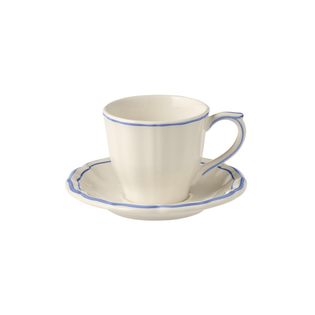 GIEN ジアン Filet Bleu カップ peint main 希少 GIEN Filet Bleu Dinnerware - Yvonne Estelle's