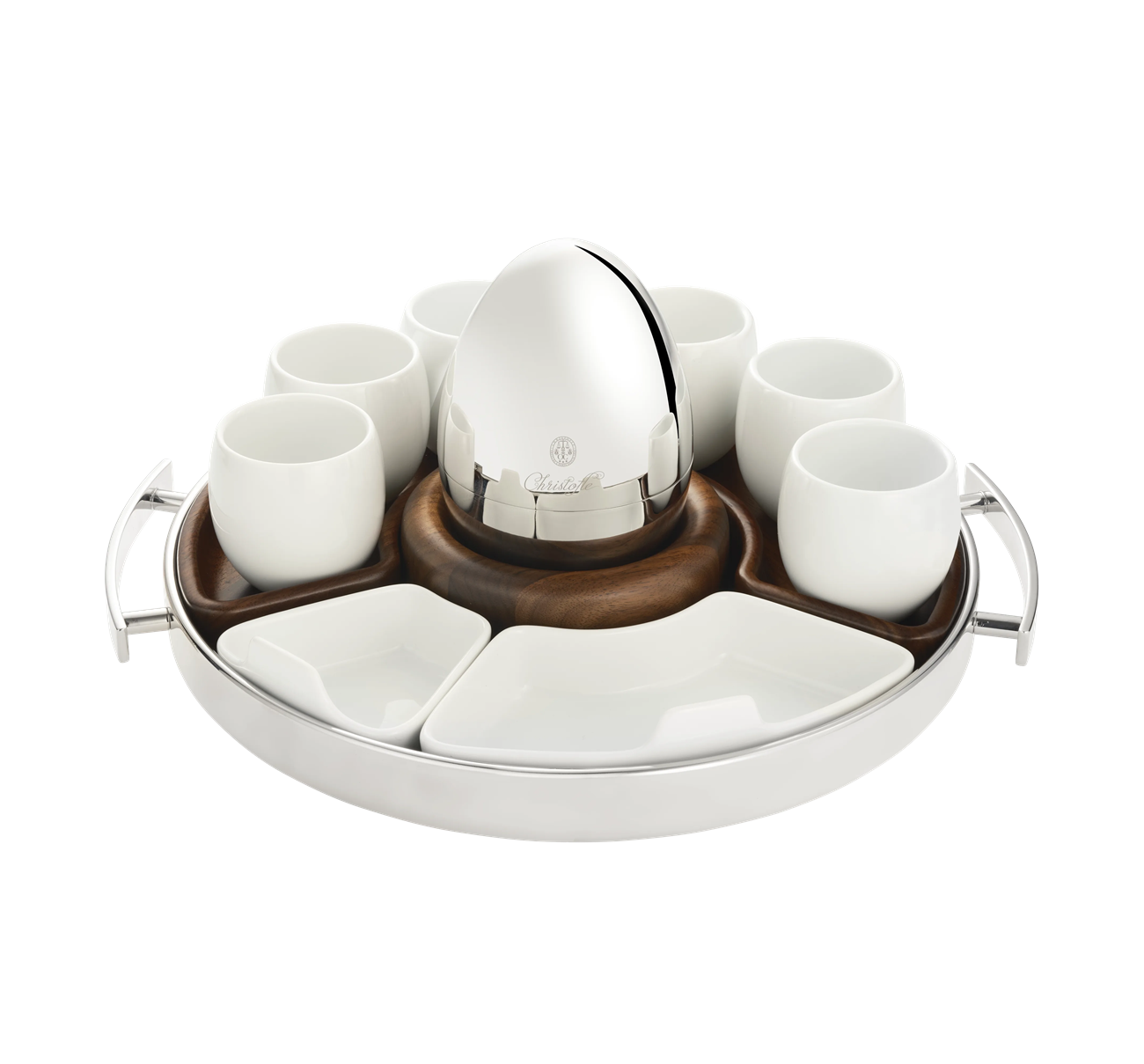 Christofle, Mood, MOOD ASIA Round Tray - MDMAISON