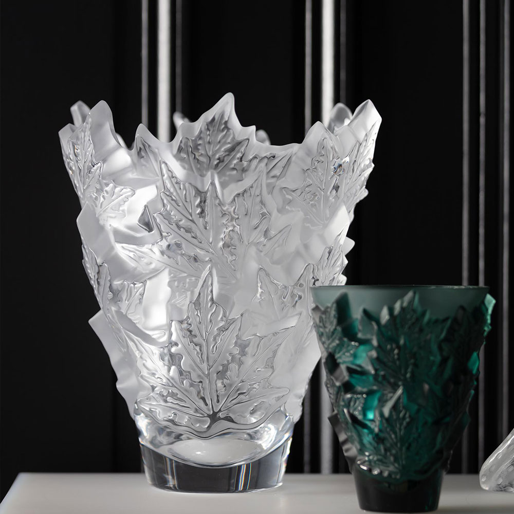 Lalique, Champs-Elysées vases, Vase, clear - MDMAISON