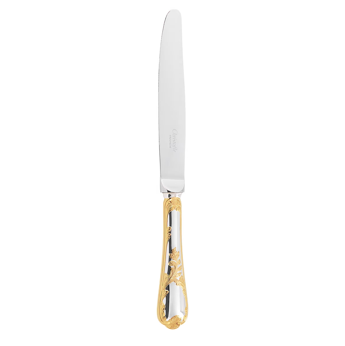 Christofle, Marly, silver plated - gold accent, Standard dinner