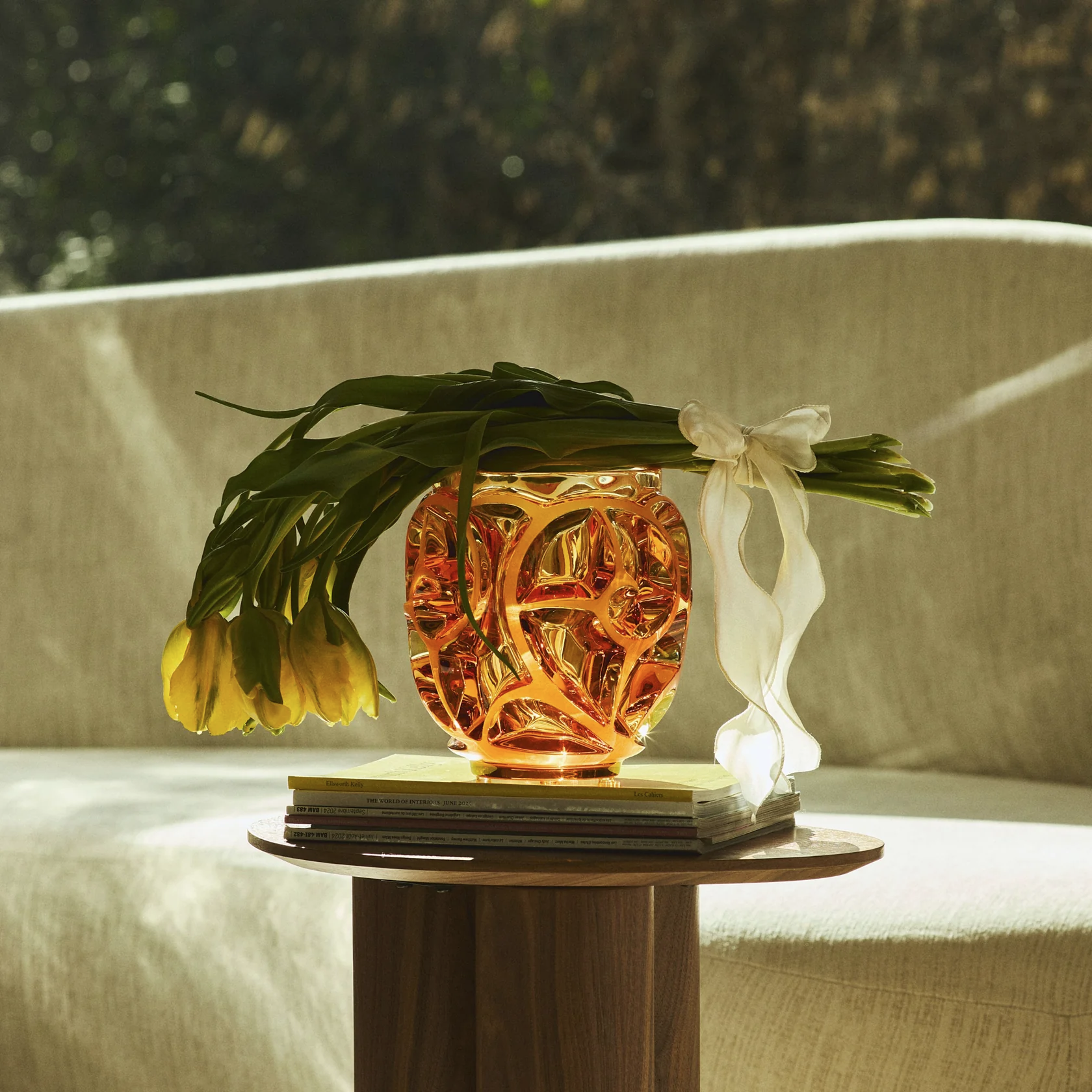 【ひみつのAkko♪ 出品】LALIQUE 花瓶 Lalique, Tourbillons vases, Vase, pink luster - MDMAISON