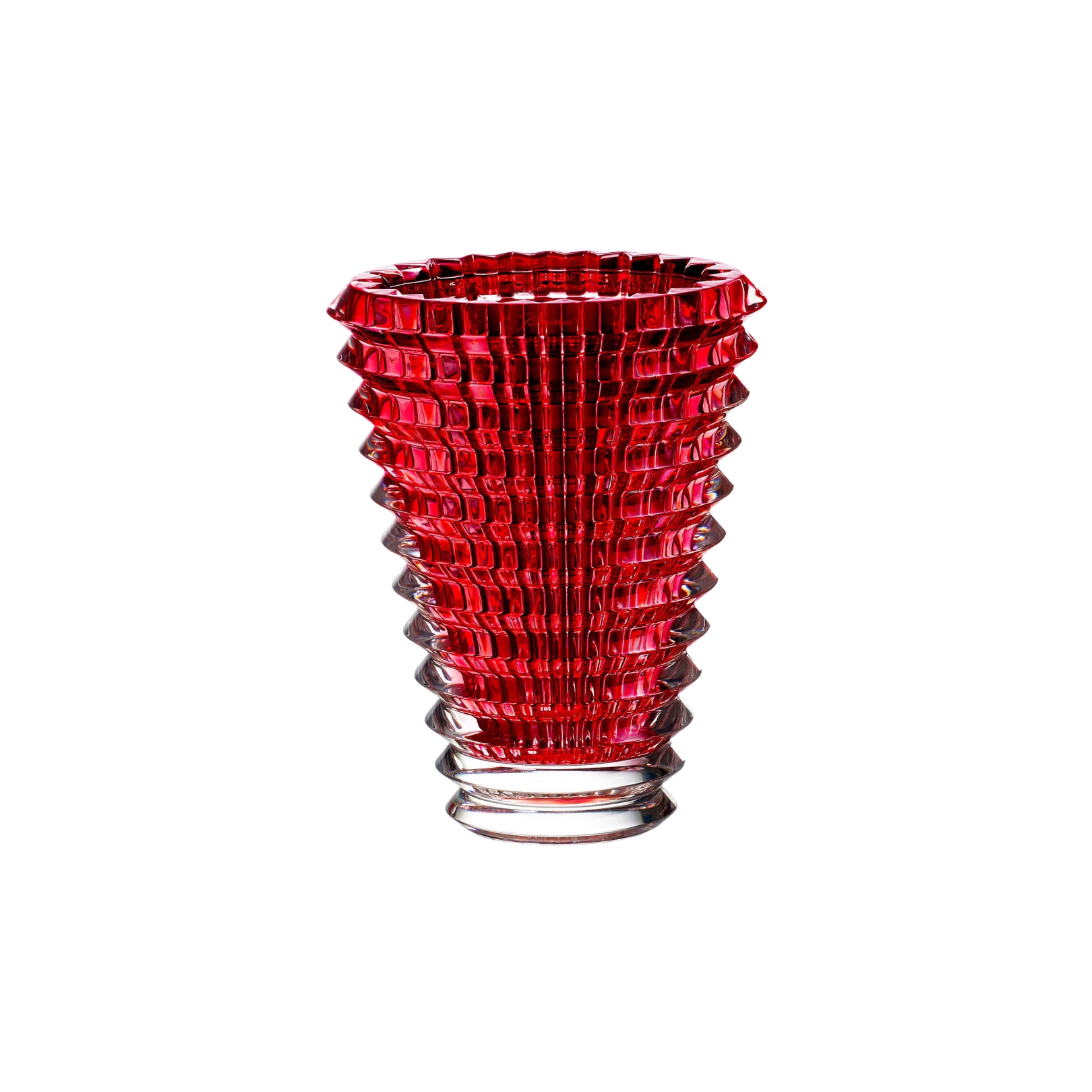 Baccarat, Eye vases, Oval vase extra-large, amber - MDMAISON