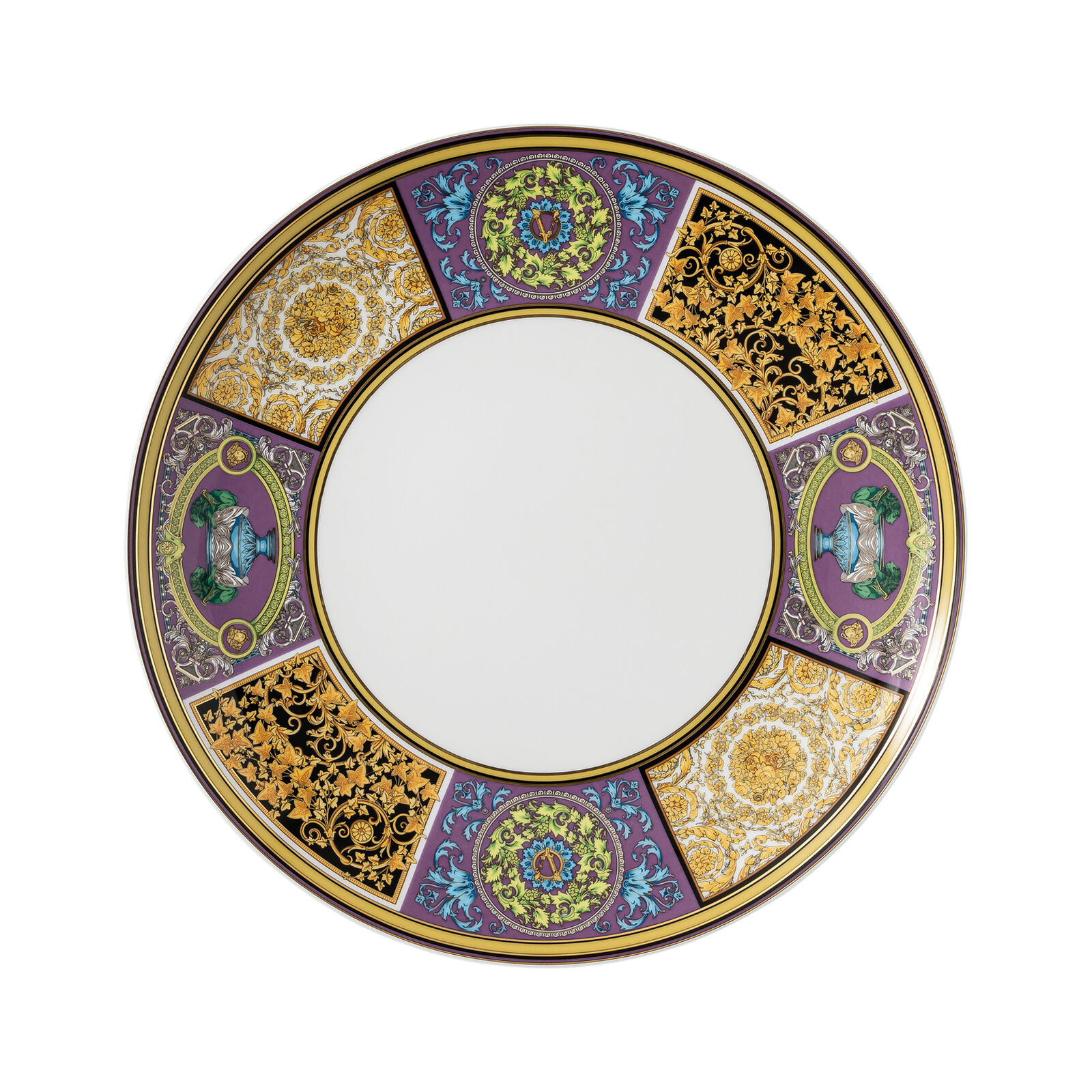 Versace, Barocco mosaic, Dinner plate - MDMAISON