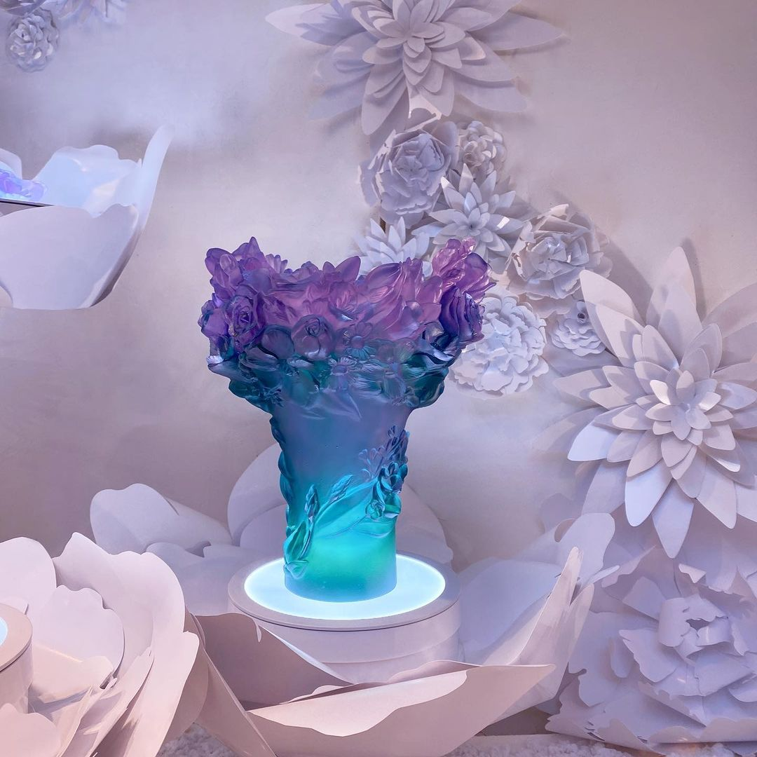 Daum, Sweet Garden, Medium vase - MDMAISON
