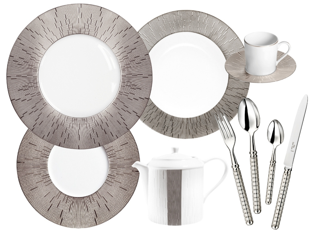 Haviland Іnfini Platinum collection: buy platinum porcelain - MDMAISON